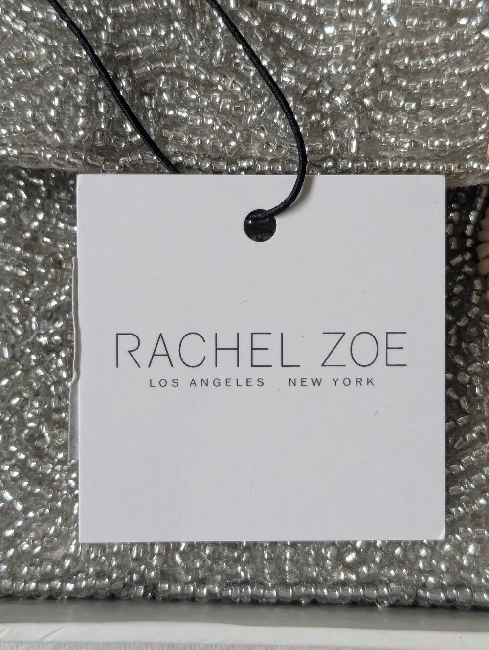 NWT Rachel Zoe Beaded Teddy Bear 3 Pc Set Clutch & Card Case Keyholder